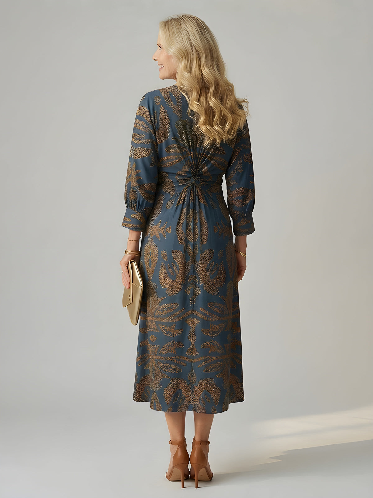 Alisson | Abito Midi Elegante a Portafoglio
