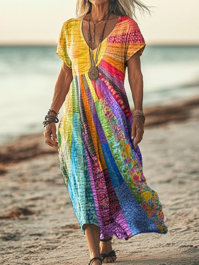 Veda™ - Vestito Maxi Sole Bohemien