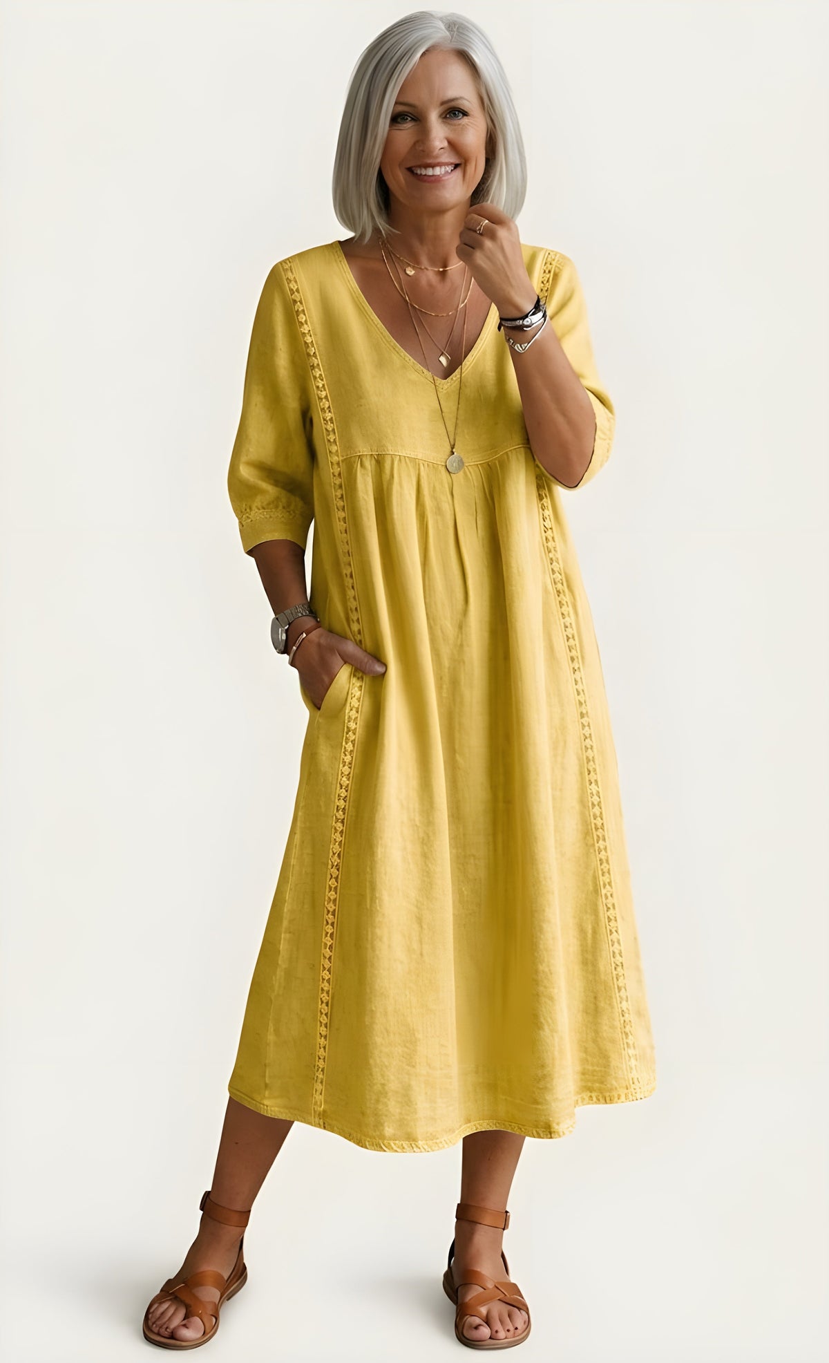 Colette | Abito Maxi A-Line Elegante