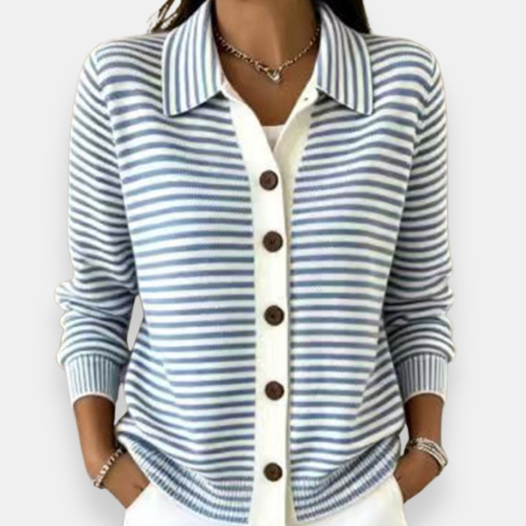 Cardigan Nola™ a Strisce con Bottoni