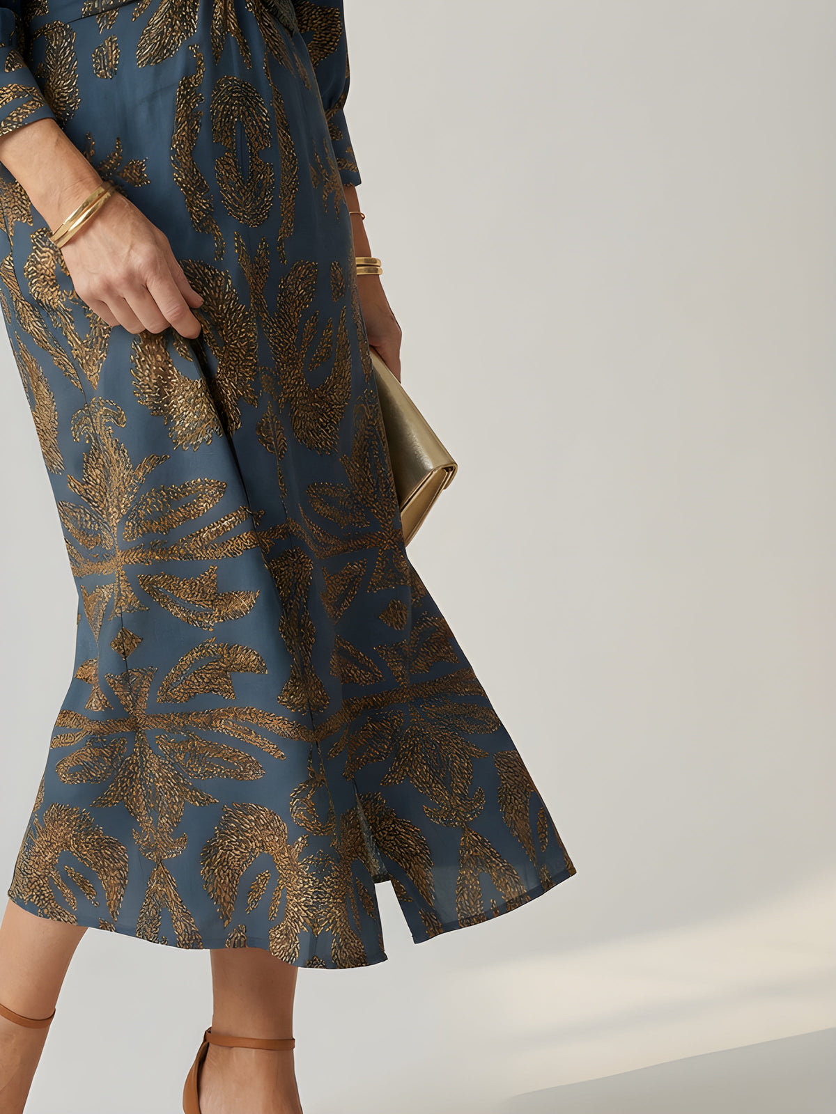 Alisson | Abito Midi Elegante a Portafoglio