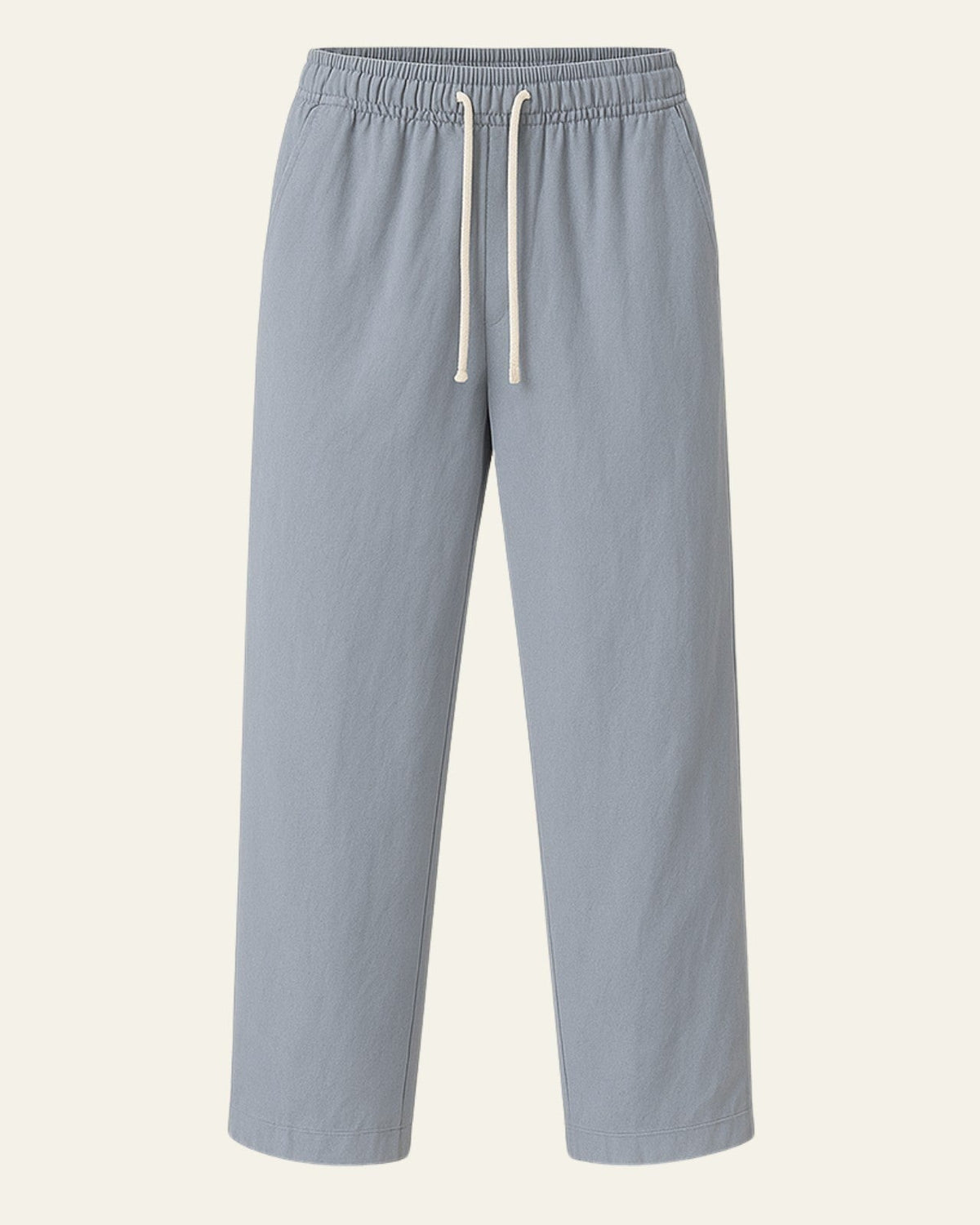 Pantaloni Uomo in Lino e Cotone Leggeri Stile Costiero