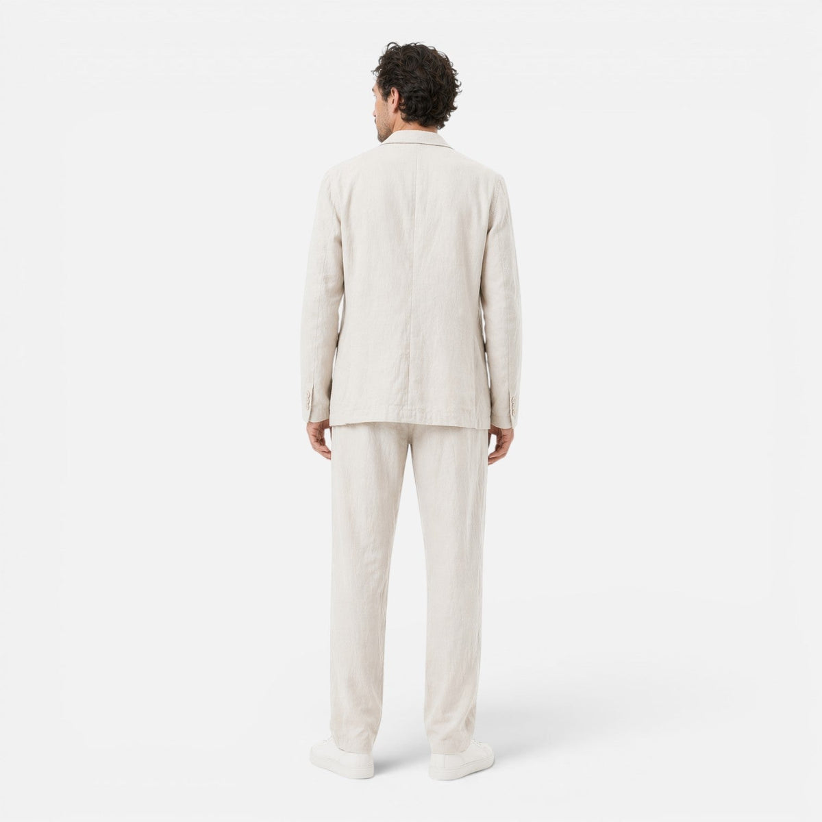 Completo Lino Uomo Giacca e Pantaloni Estivo Elegante