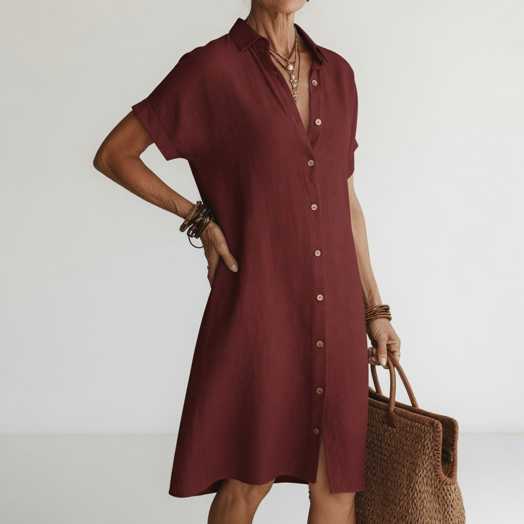 Mirella | Abito Camicia Midi