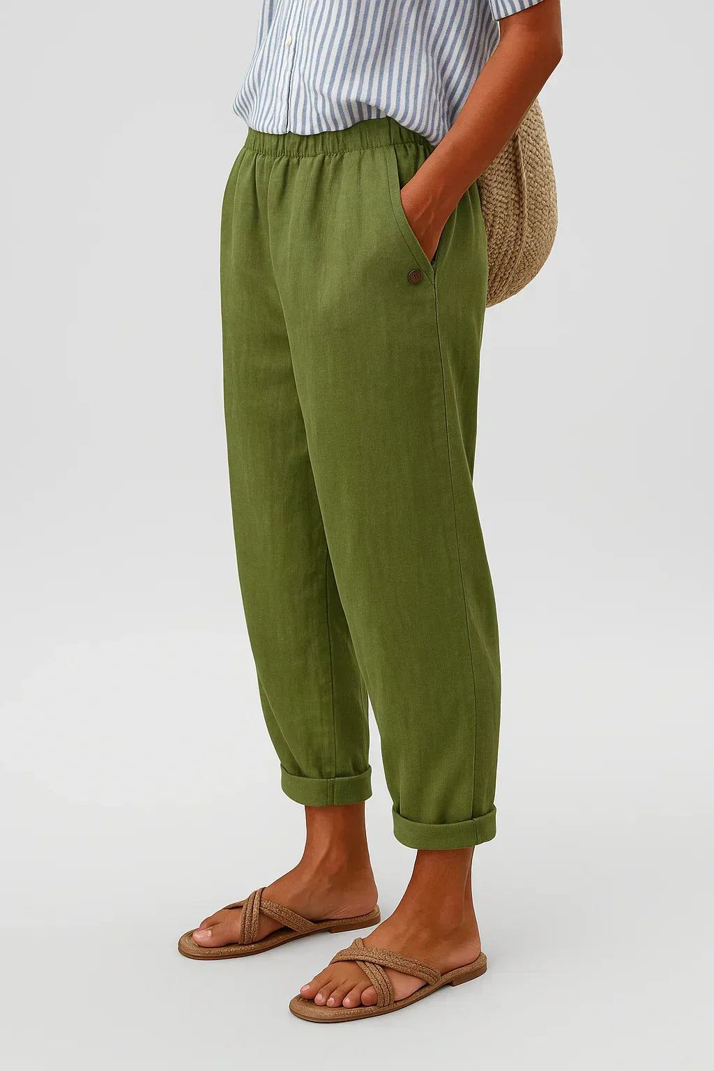Pantaloni in Lino-Cotone Harper™ Senza Tempo