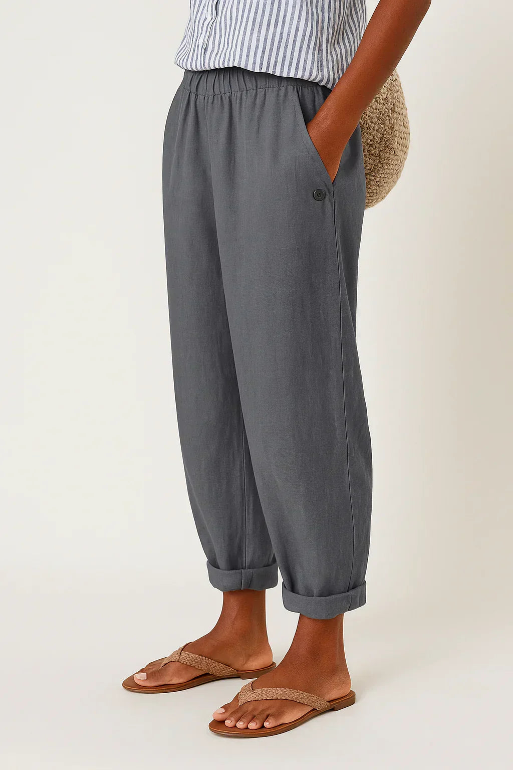 Pantaloni in Lino-Cotone Harper™ Senza Tempo