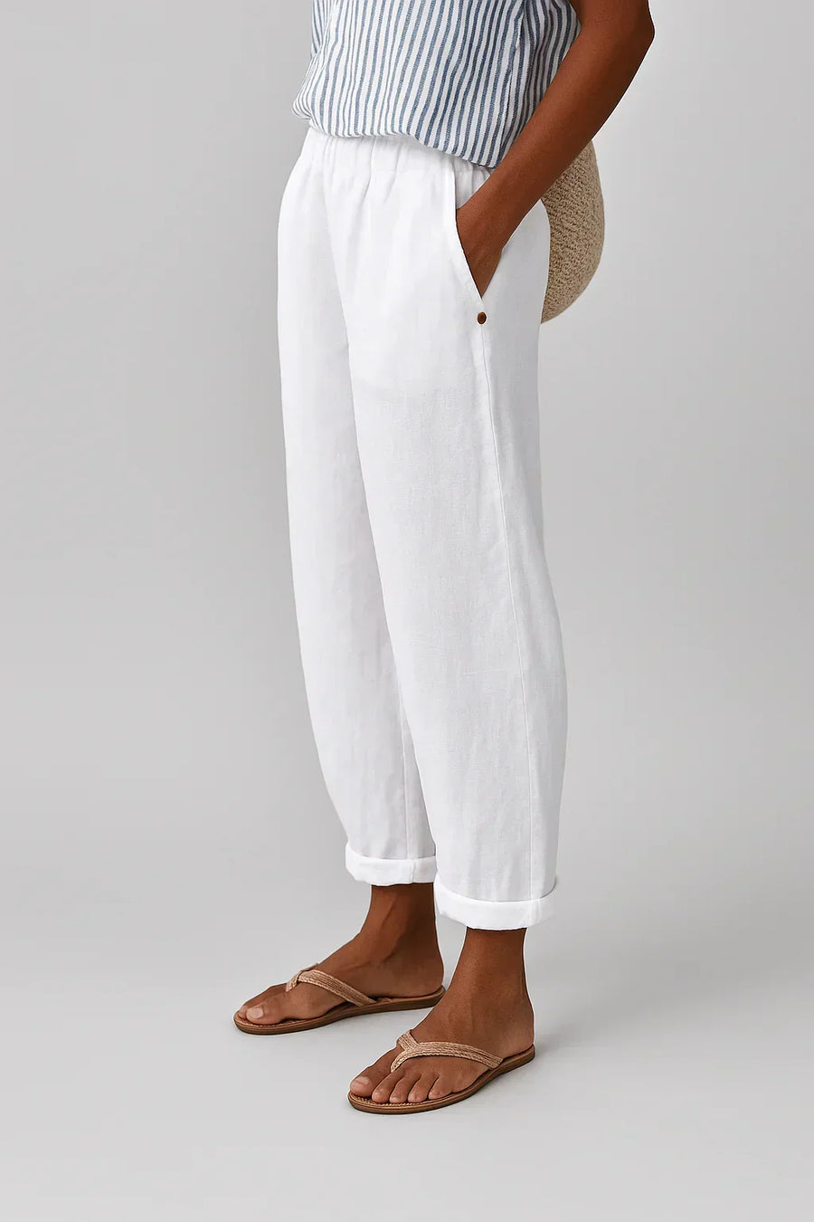 Pantaloni in Lino-Cotone Harper™ Senza Tempo
