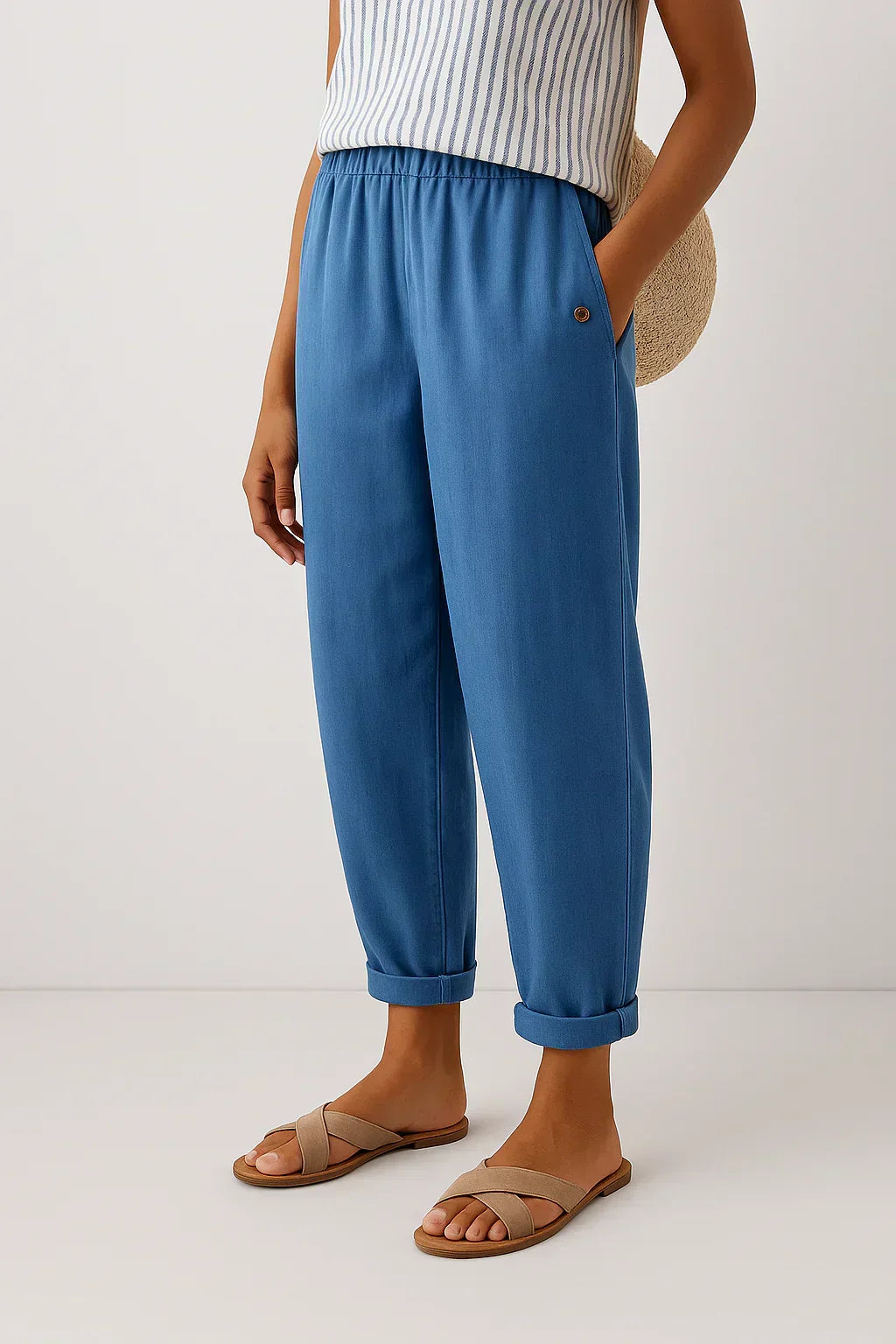 Pantaloni in Lino-Cotone Harper™ Senza Tempo
