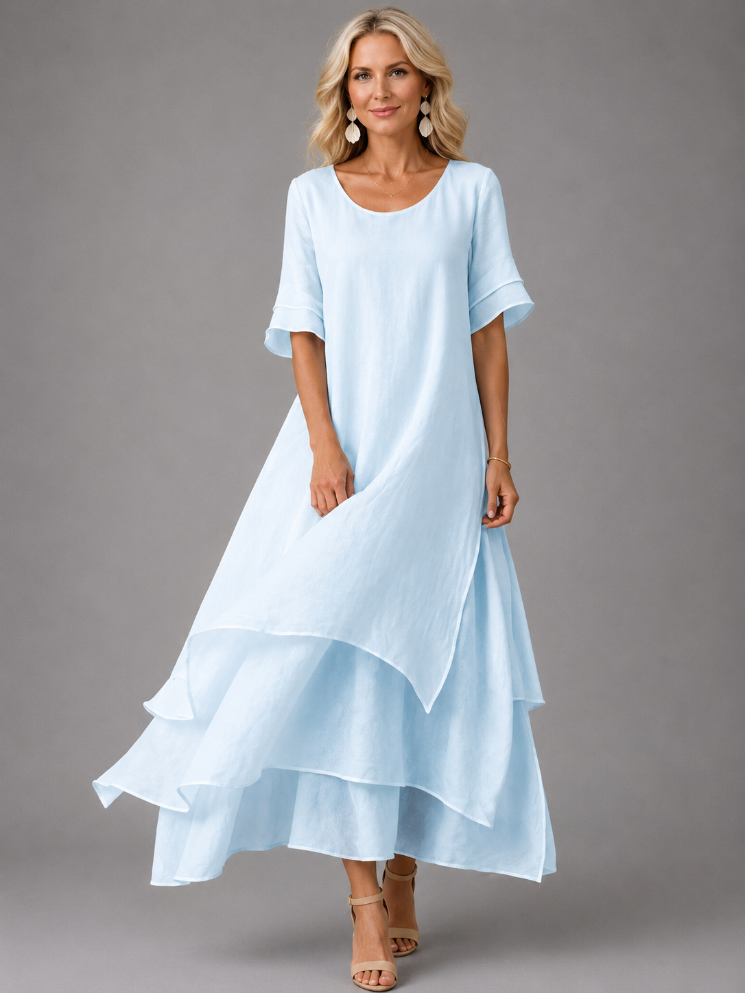 Aprile | Abito Maxi Flowing Grace
