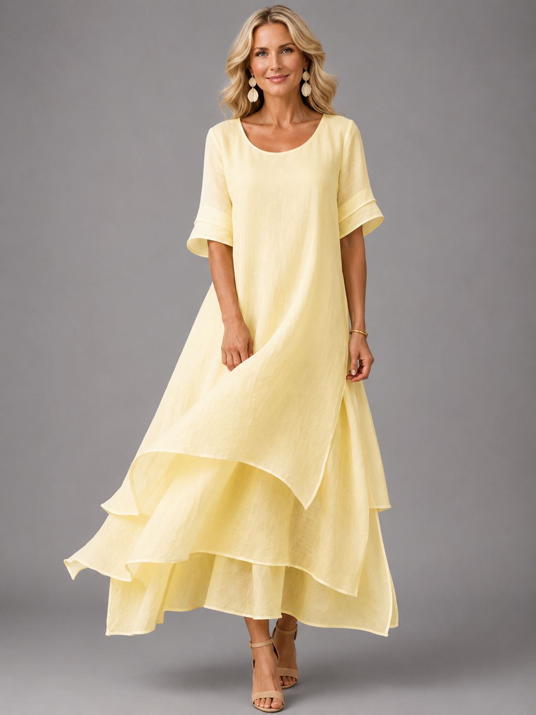 Aprile | Abito Maxi Flowing Grace