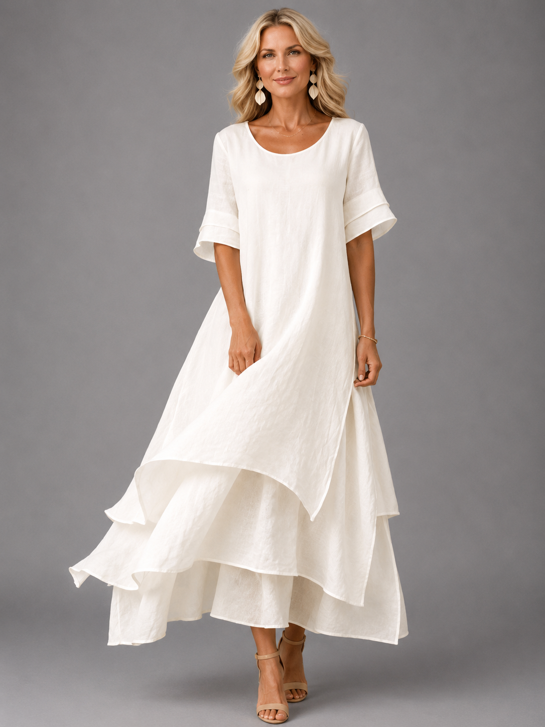 Aprile | Abito Maxi Flowing Grace