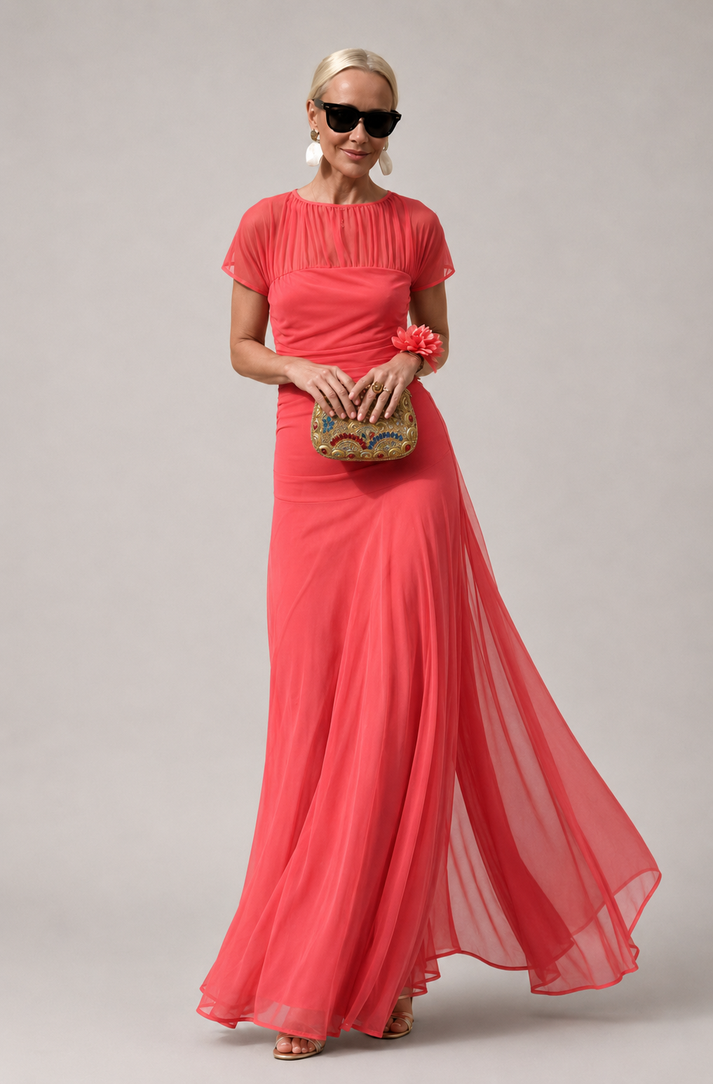 Iyla | Abito Elegante in Chiffon