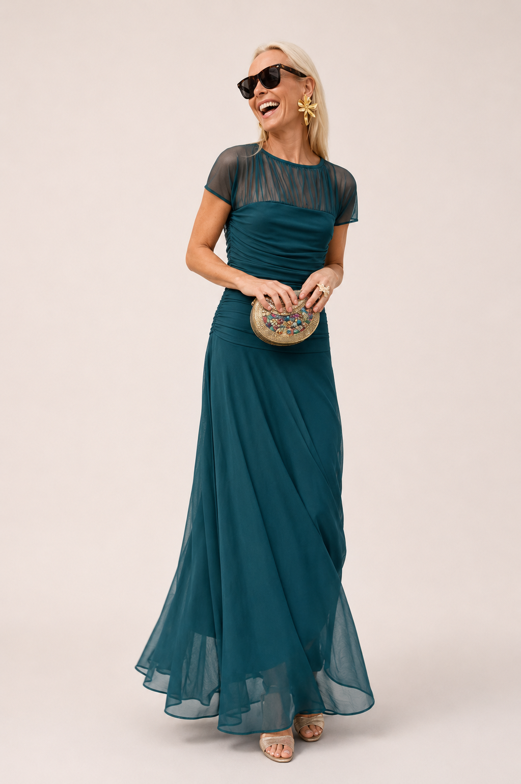 Iyla | Abito Elegante in Chiffon