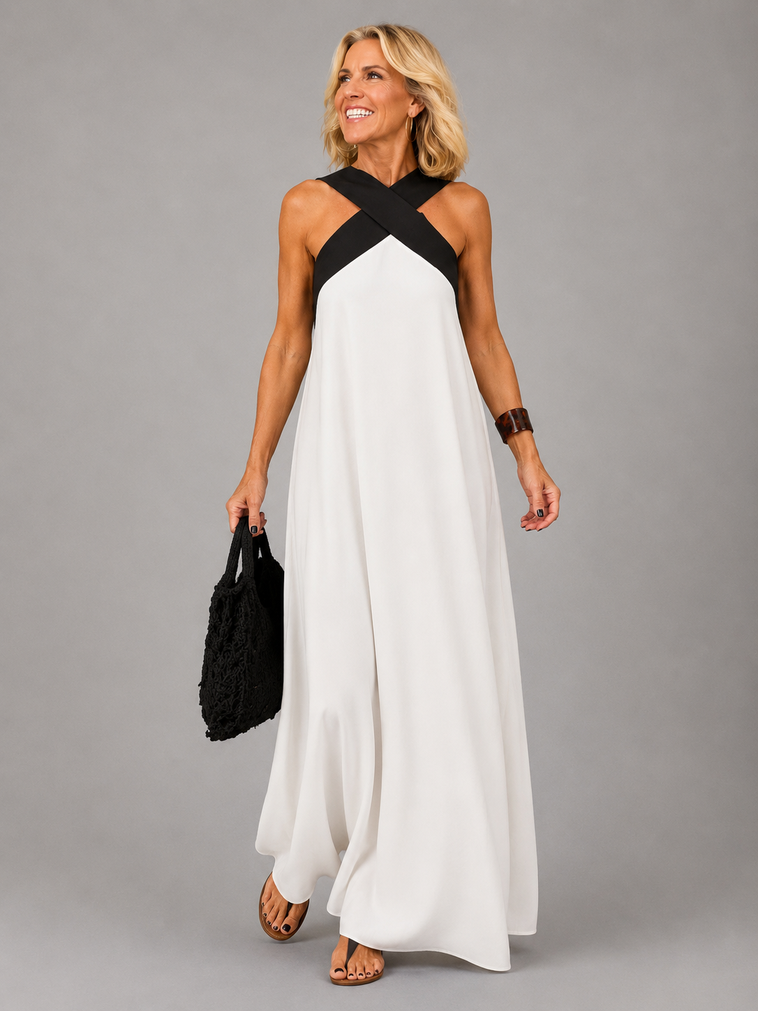 Madelynn | Abito Maxi Eleganza Incrociata