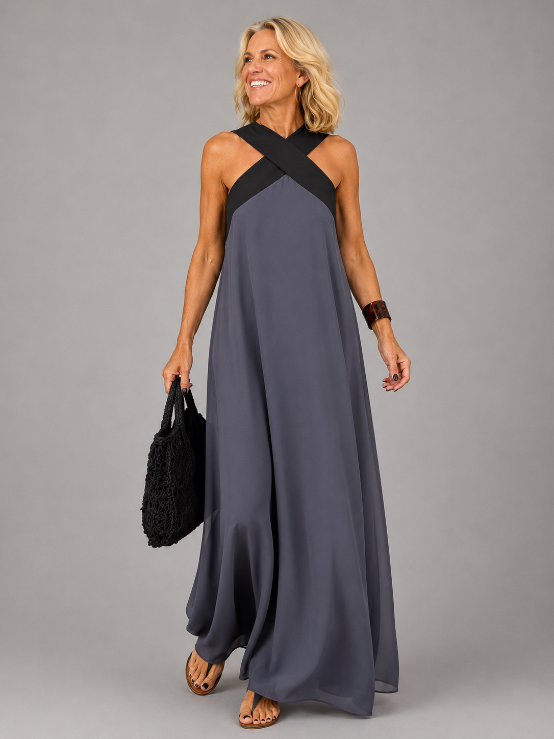 Madelynn | Abito Maxi Eleganza Incrociata