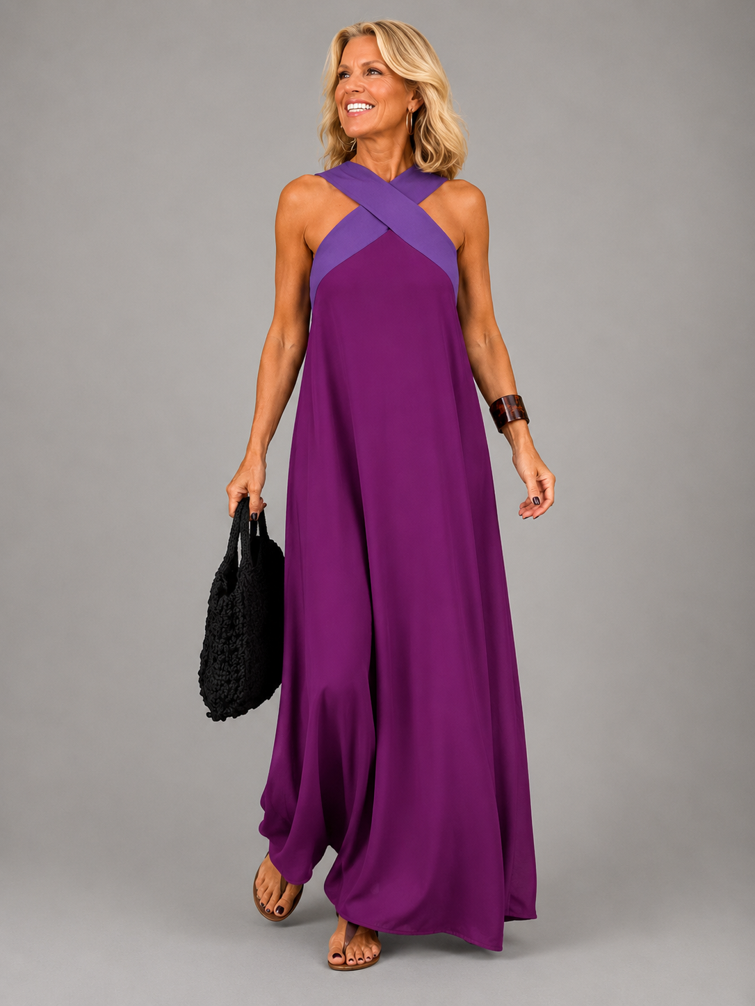 Madelynn | Abito Maxi Eleganza Incrociata