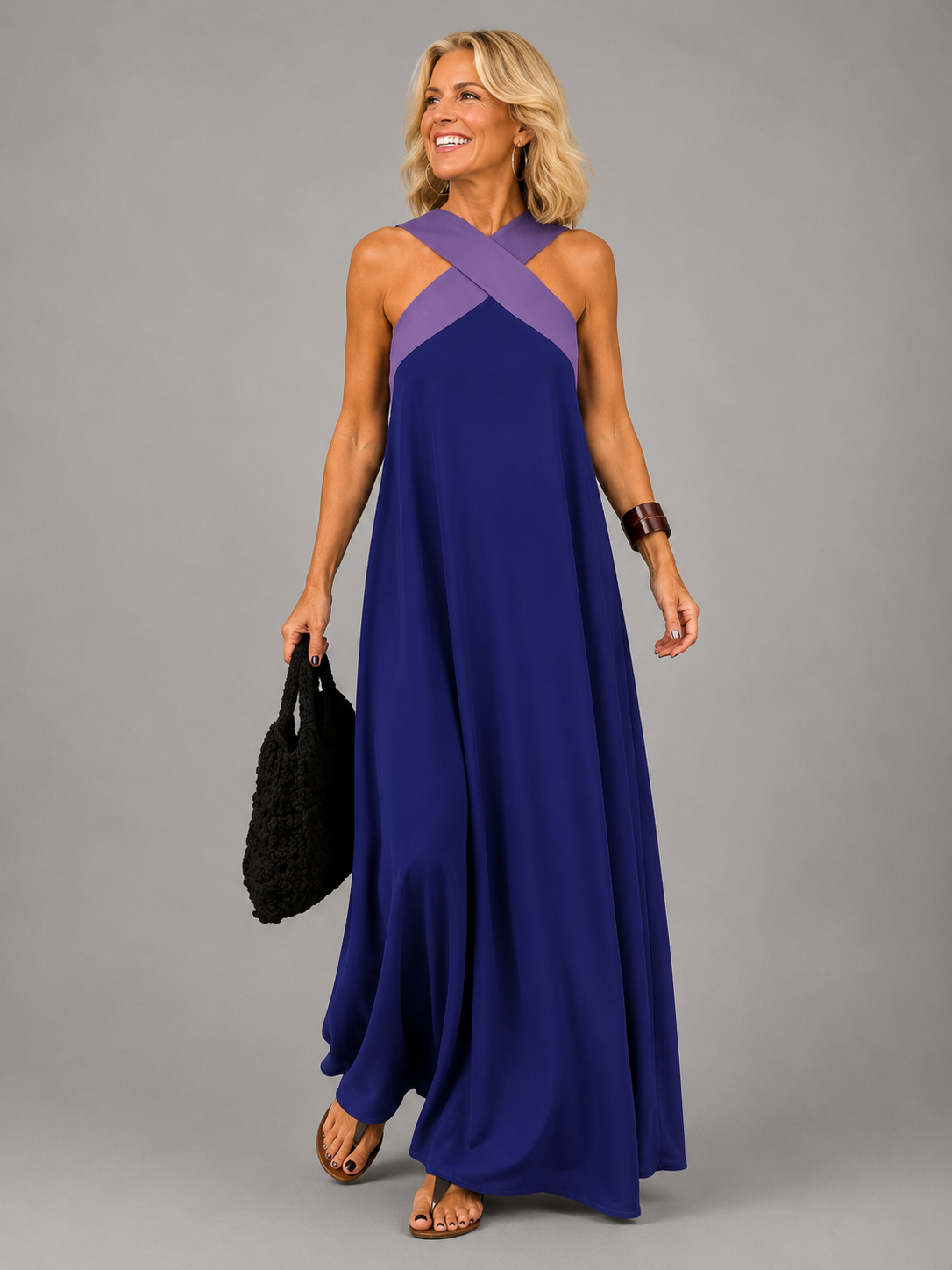 Madelynn | Abito Maxi Eleganza Incrociata