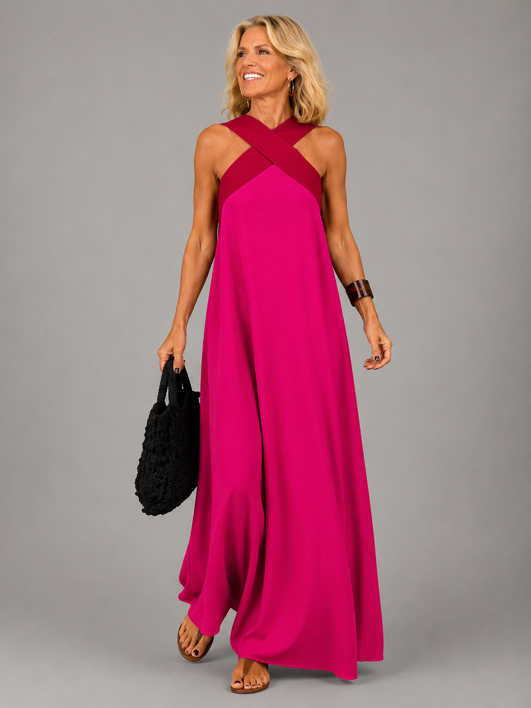 Madelynn | Abito Maxi Eleganza Incrociata