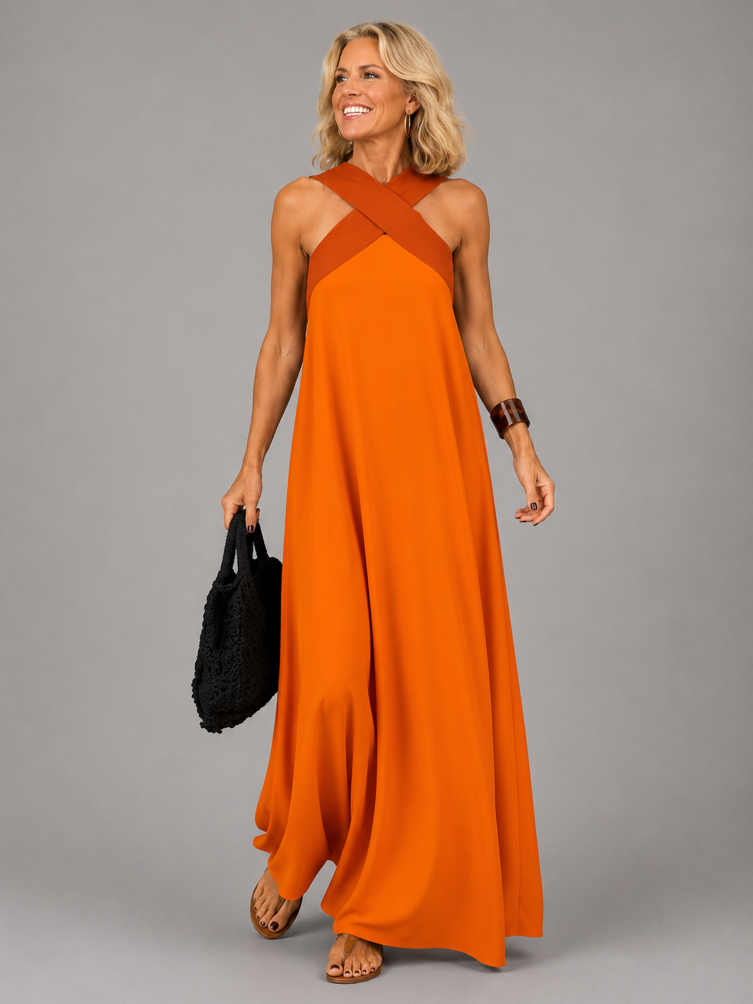Madelynn | Abito Maxi Eleganza Incrociata