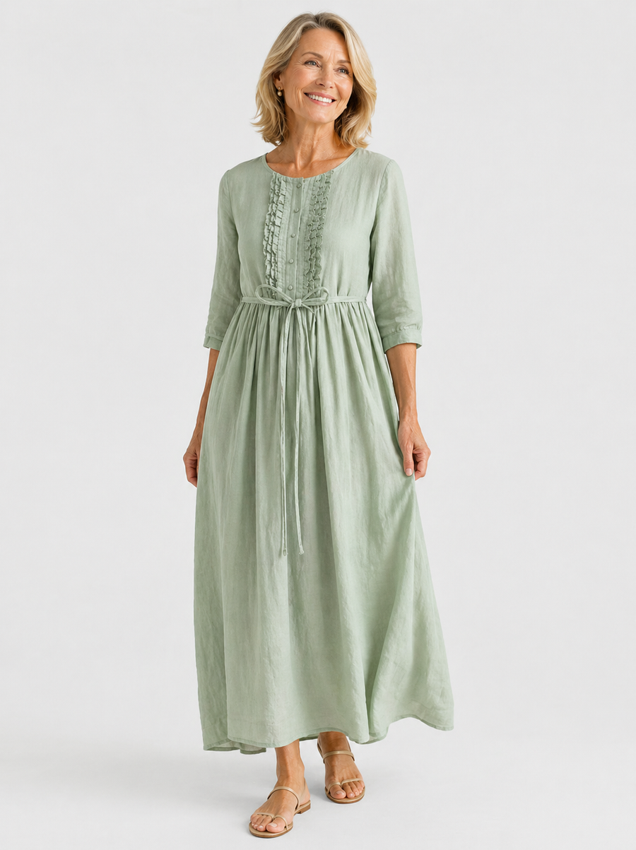 Alessia | Elegante Vestito Midi Primaverile