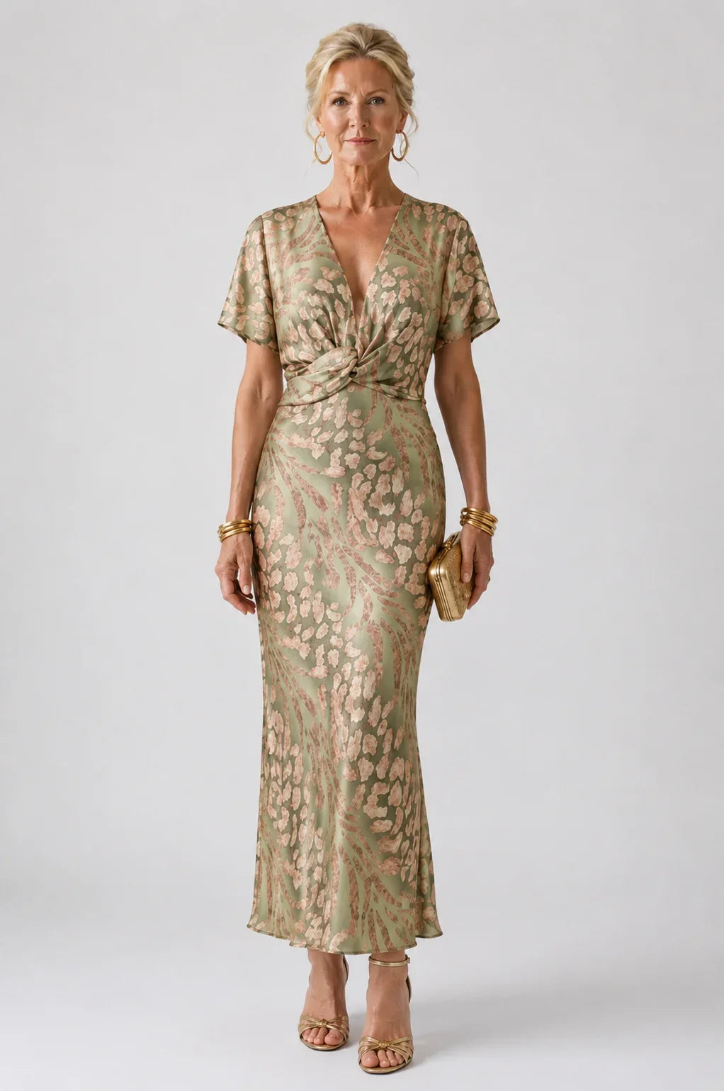 Anastasia™ Abito Maxi Elegante con Fiori