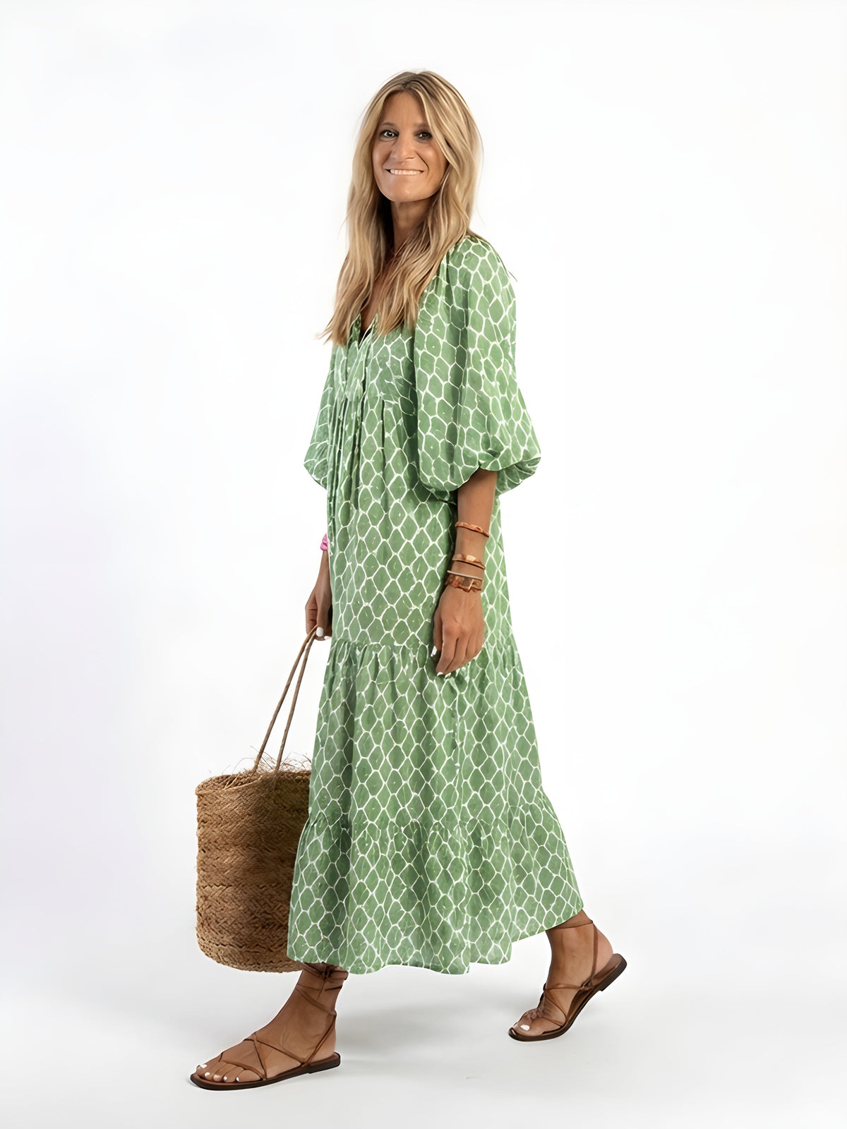 Gabriela | Abito Midi Elegante a Strati