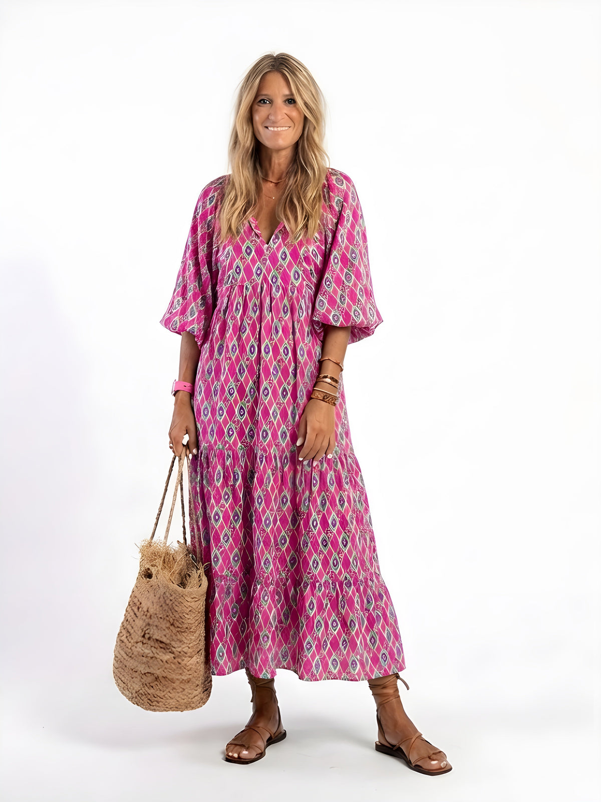 Gabriela | Abito Midi Elegante a Strati