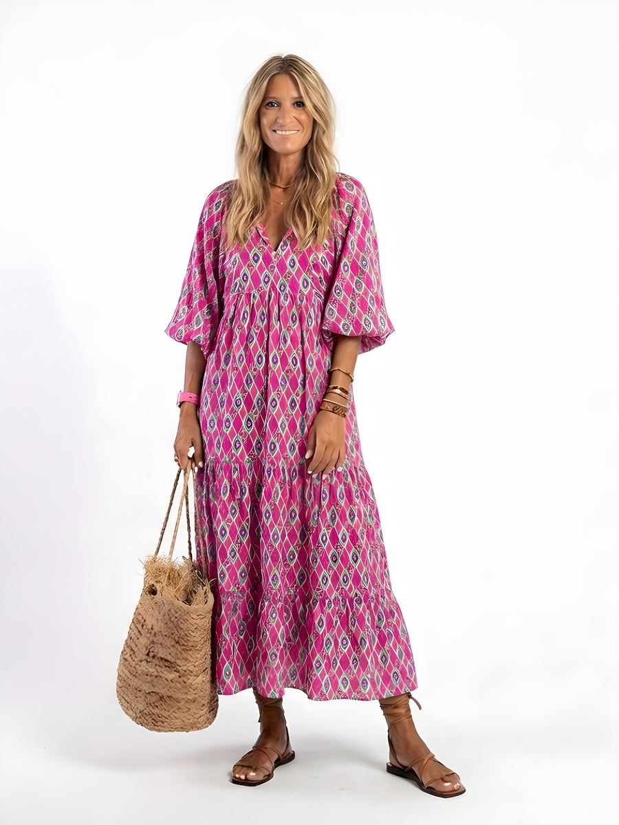Gabriela | Abito Midi Elegante a Strati