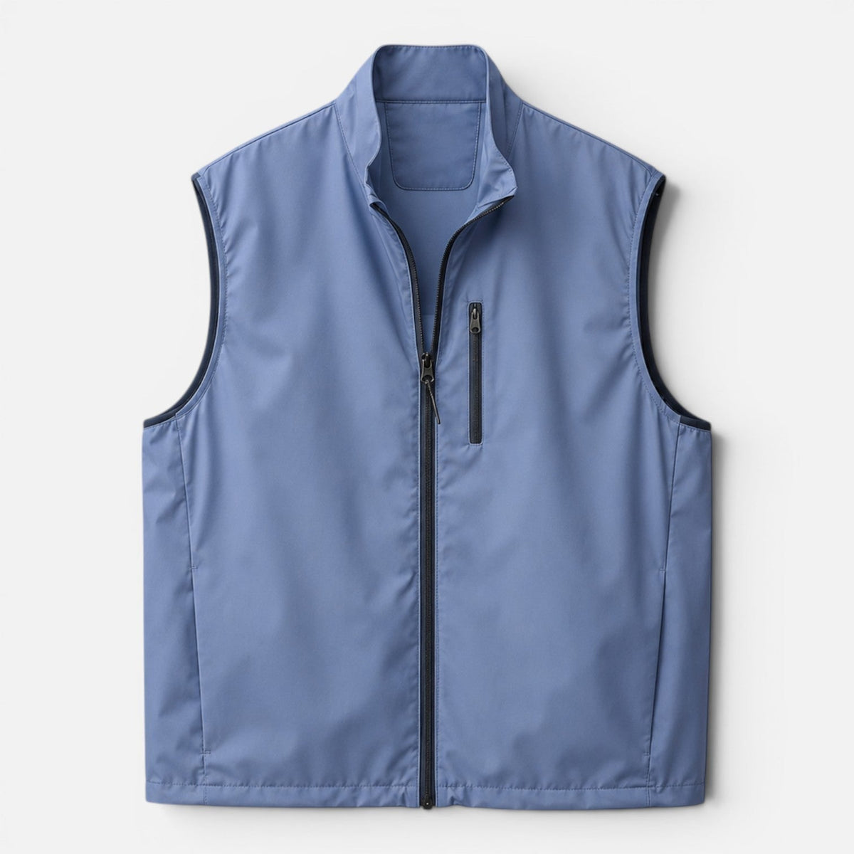 Gilet Softshell Uomo Leggero Idrorepellente Smanicato con Zip