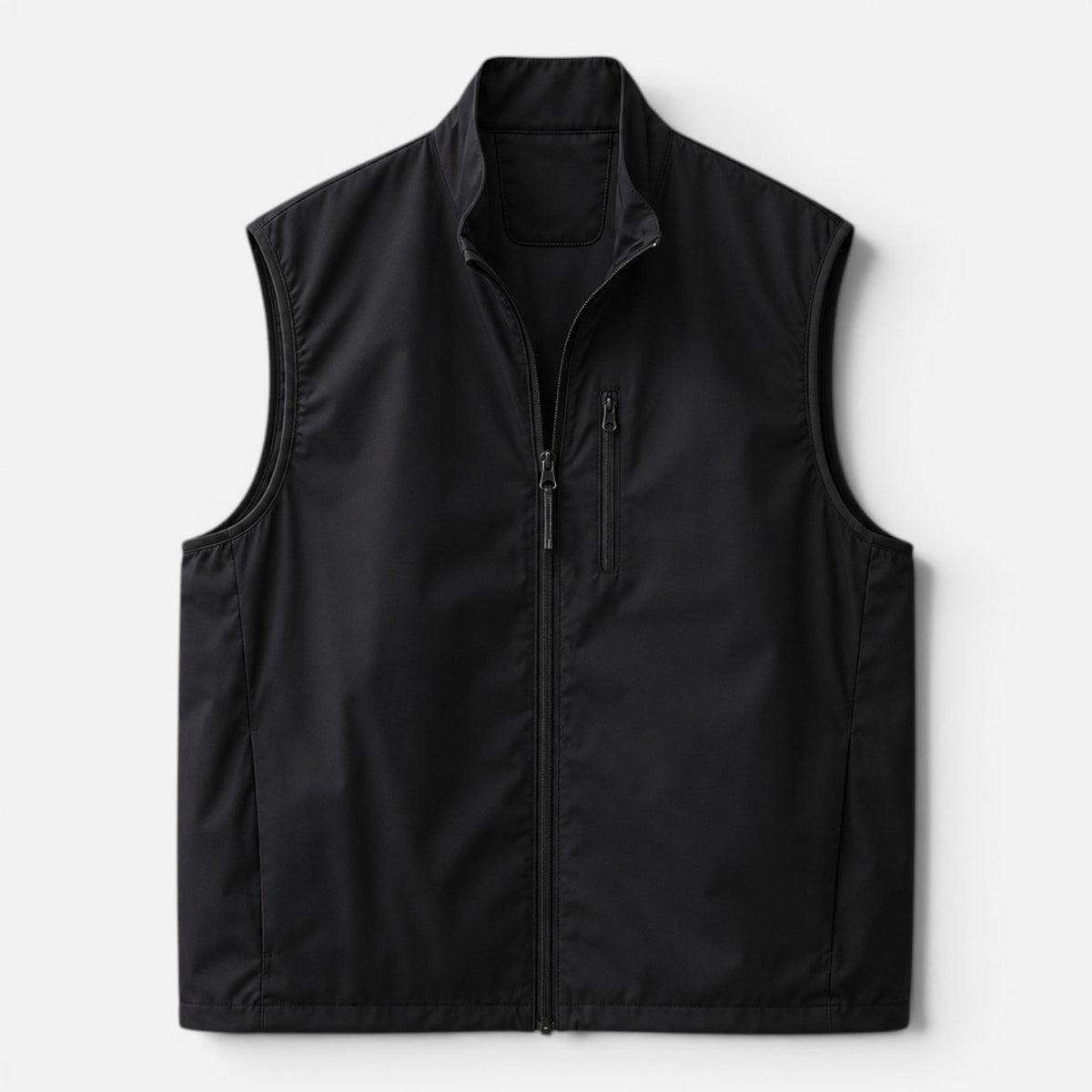 Gilet Softshell Uomo Leggero Idrorepellente Smanicato con Zip