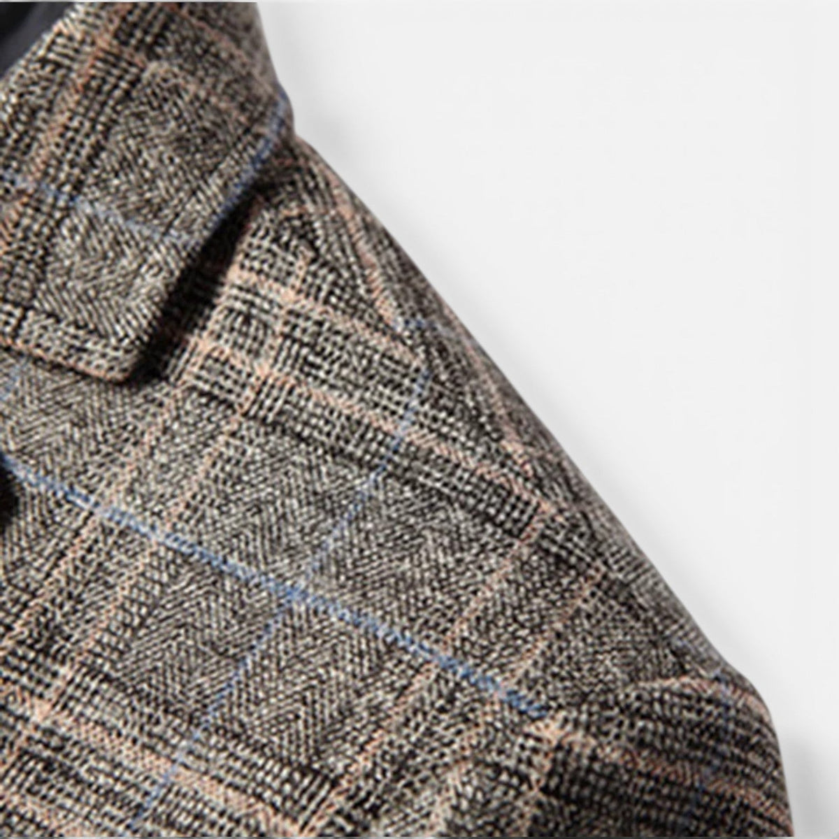 Blazer Uomo a Quadri Slim Fit Sartoriale Elegante