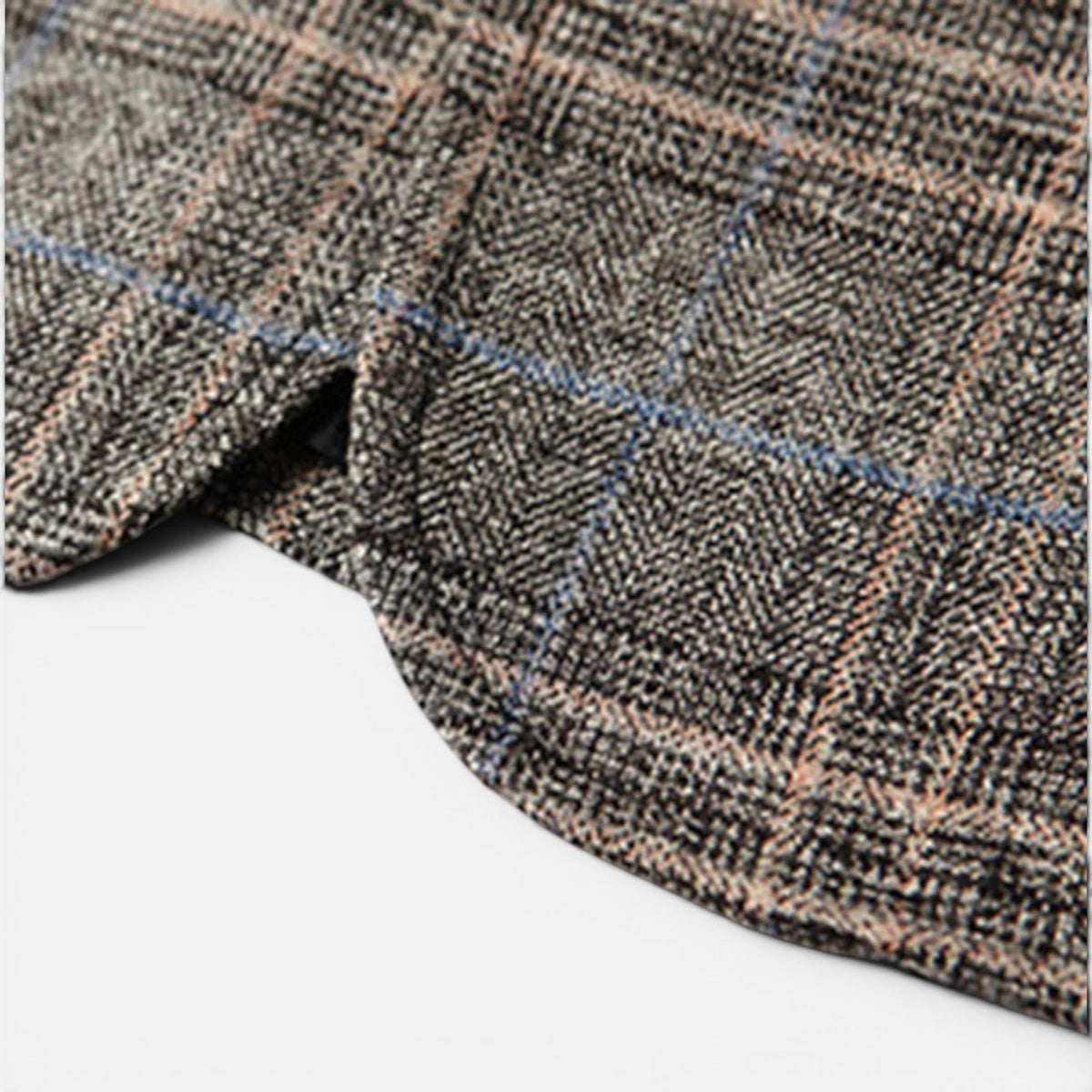 Blazer Uomo a Quadri Slim Fit Sartoriale Elegante