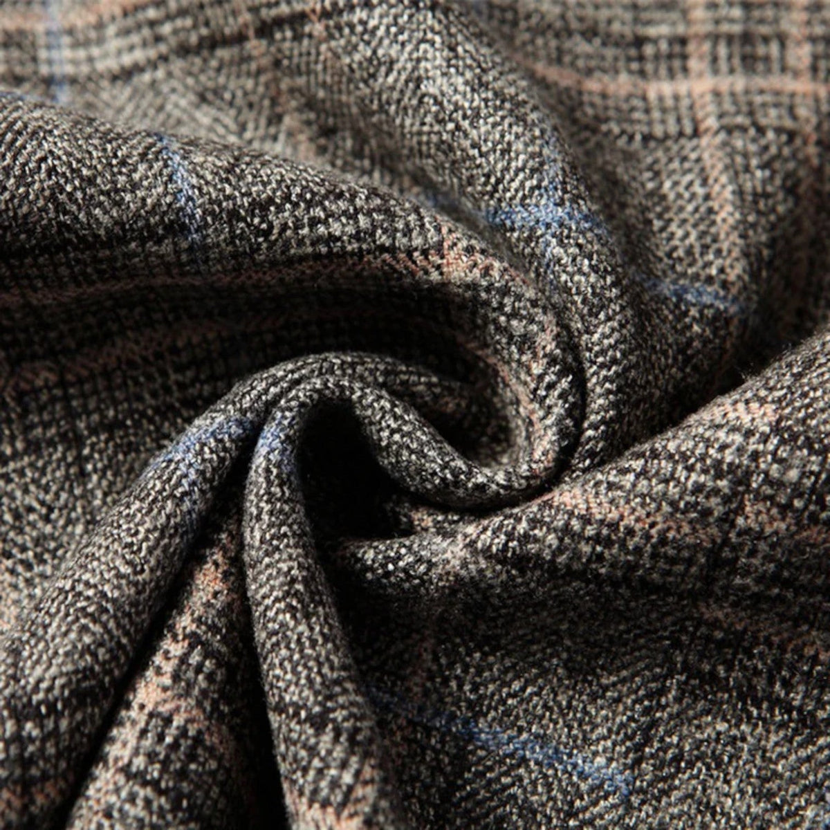 Blazer Uomo a Quadri Slim Fit Sartoriale Elegante
