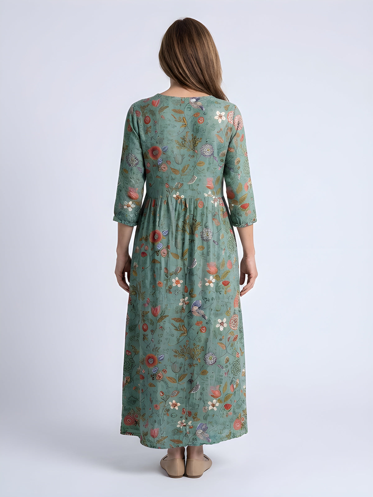 Marley | Elegante Abito Maxi Floreale