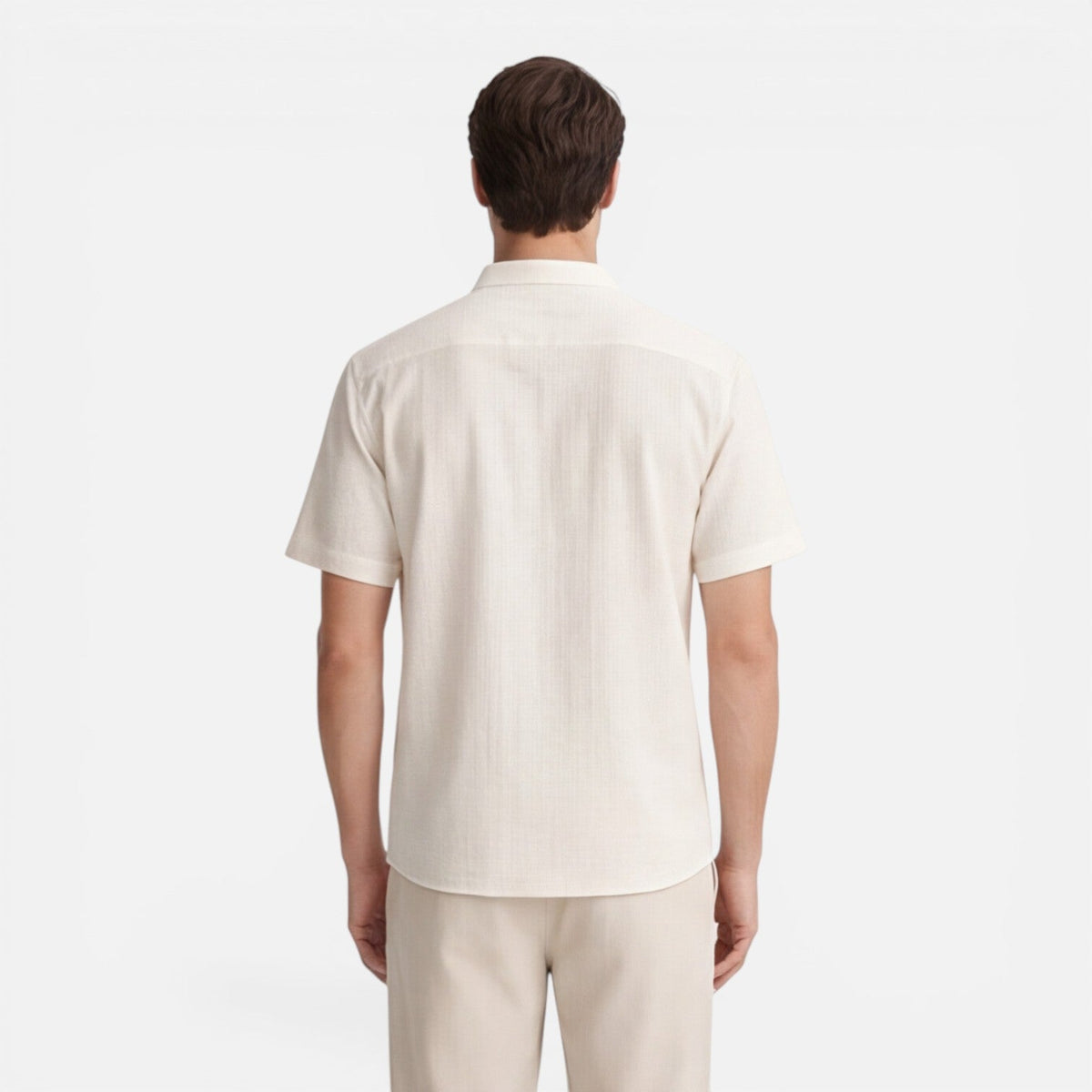 Completo Uomo Due Pezzi Camicia Maniche Corte e Pantaloni