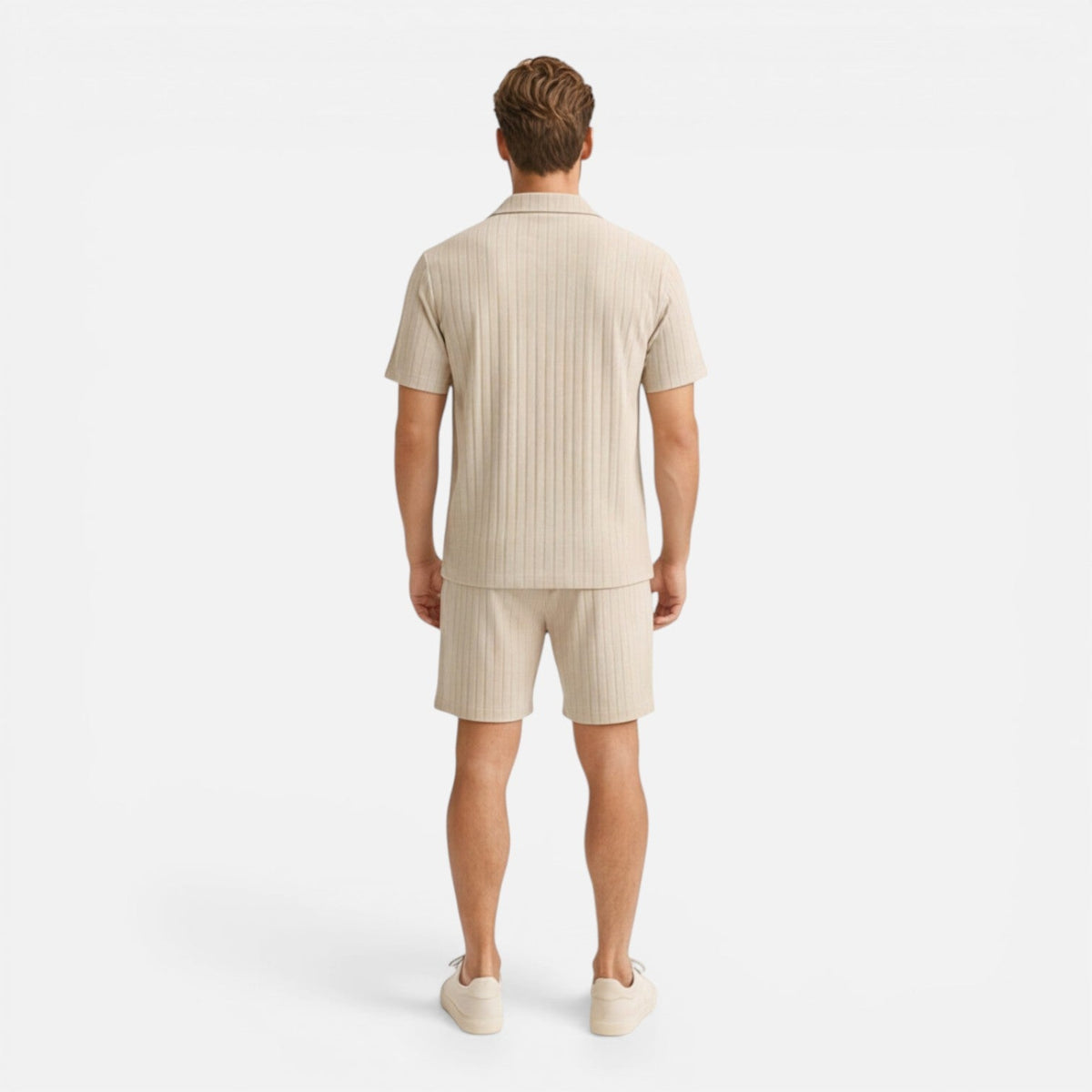 Completo Uomo Camicia e Shorts Traspirante Estivo