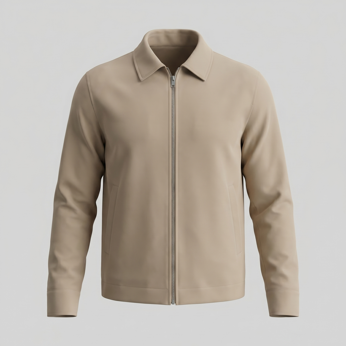 Giacca Uomo Mezza Stagione Slim con Colletto Classico