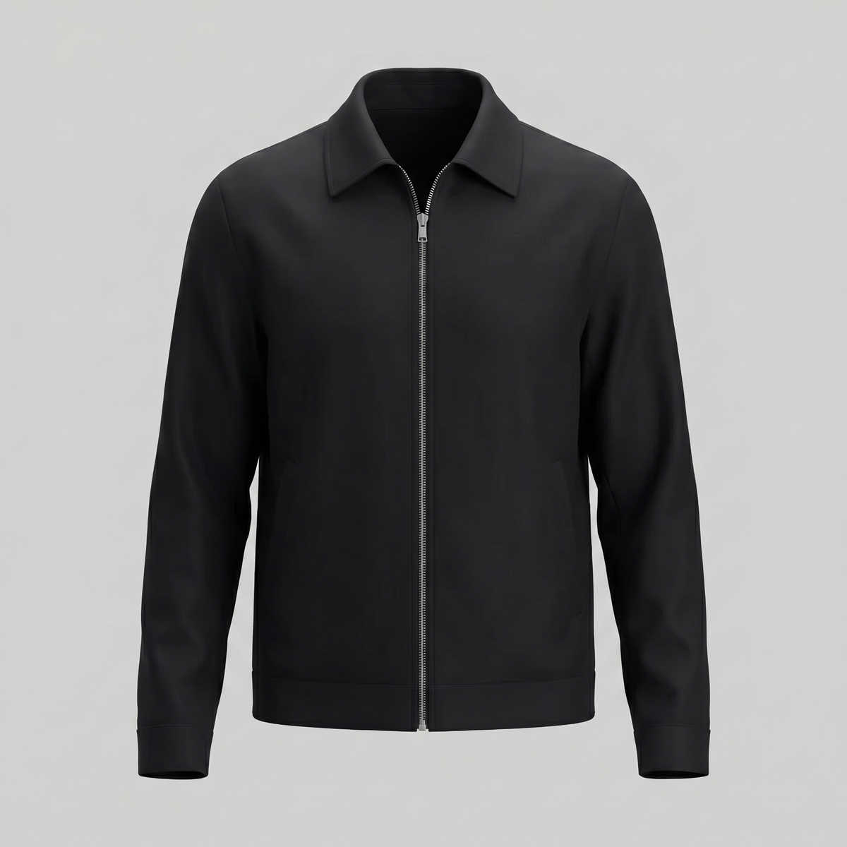 Giacca Uomo Mezza Stagione Slim con Colletto Classico