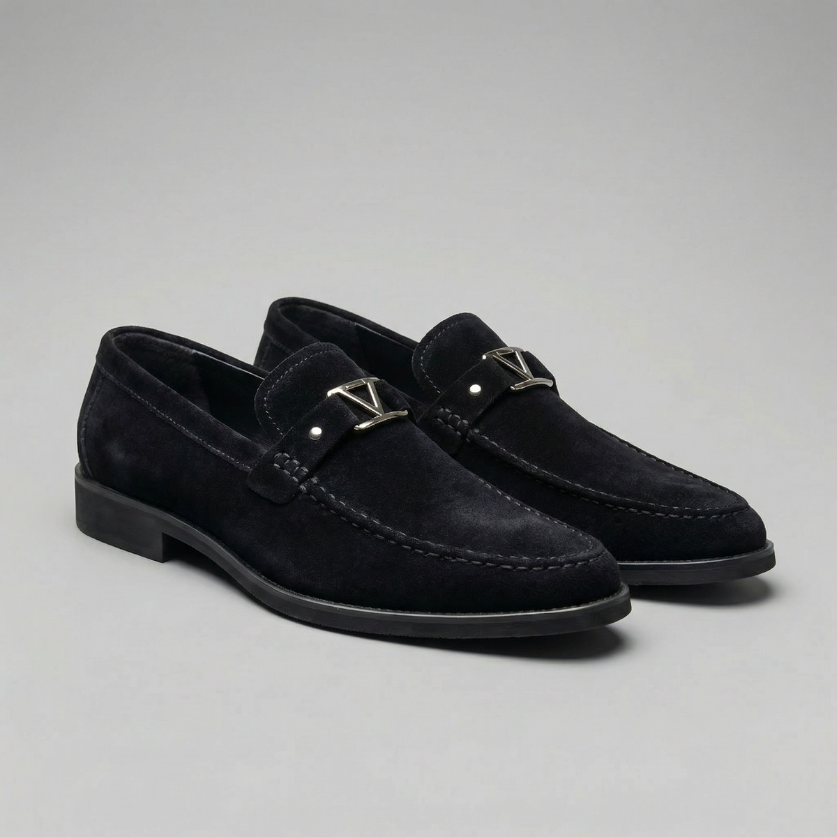 Mocassini Uomo Eleganti Business Effetto Camoscio