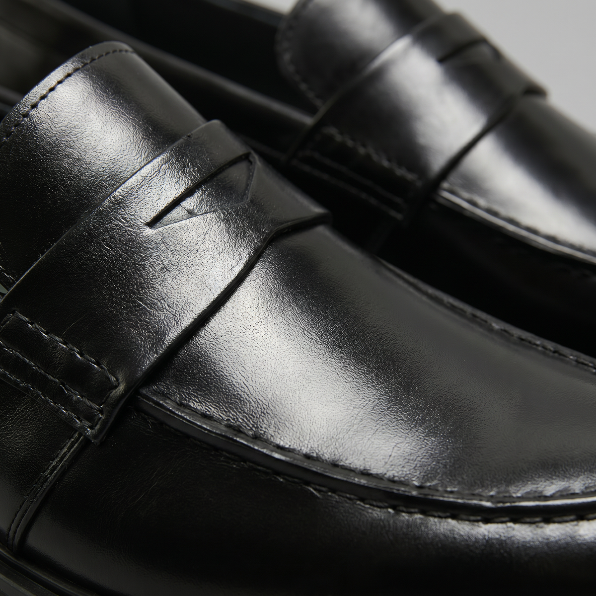 Mocassini Uomo Penny Effetto Pelle Suola Chunky