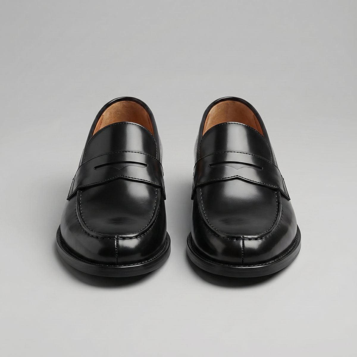 Mocassini Penny Uomo in Vera Pelle Suola in Gomma