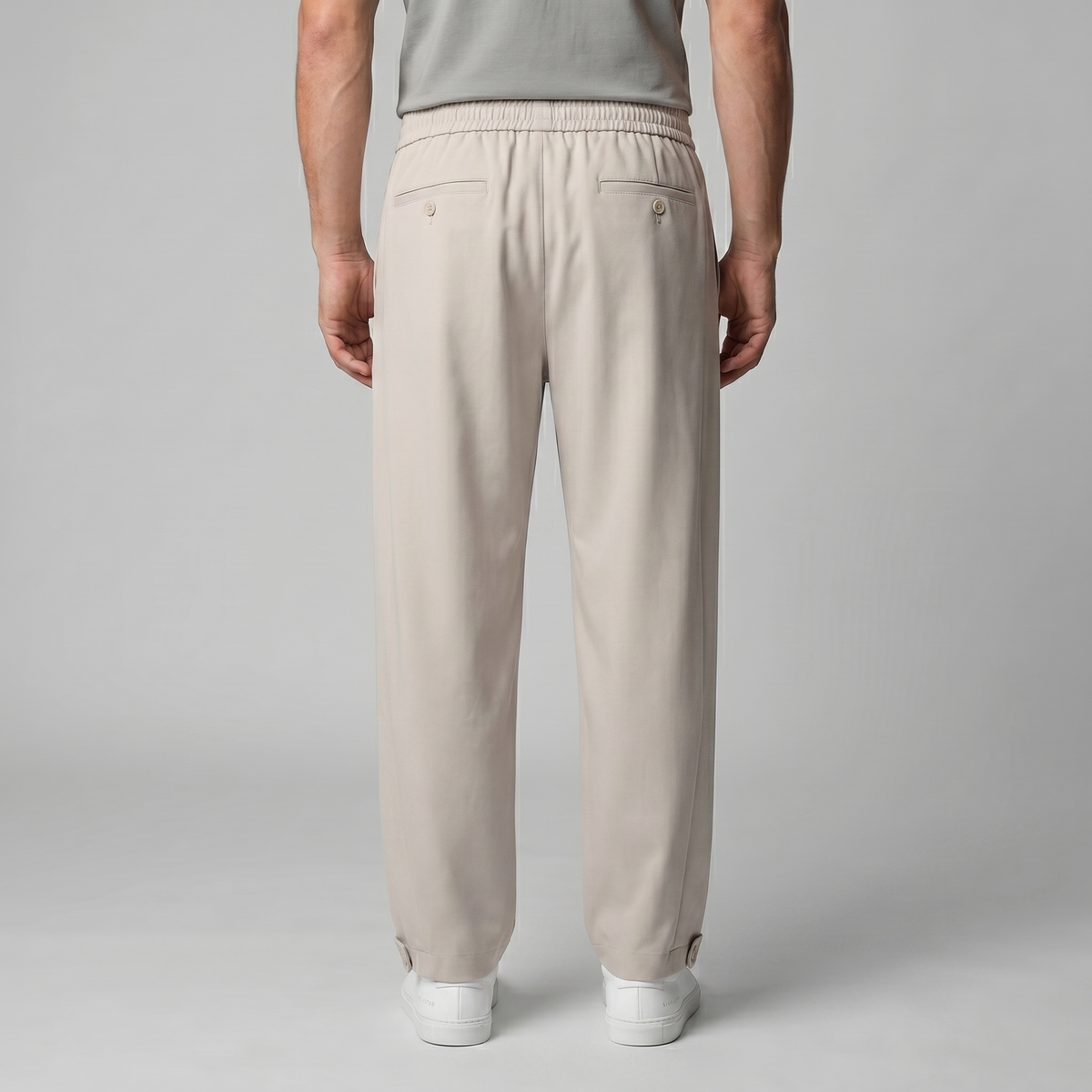 Pantaloni Uomo Affusolati con Coulisse Smart Casual