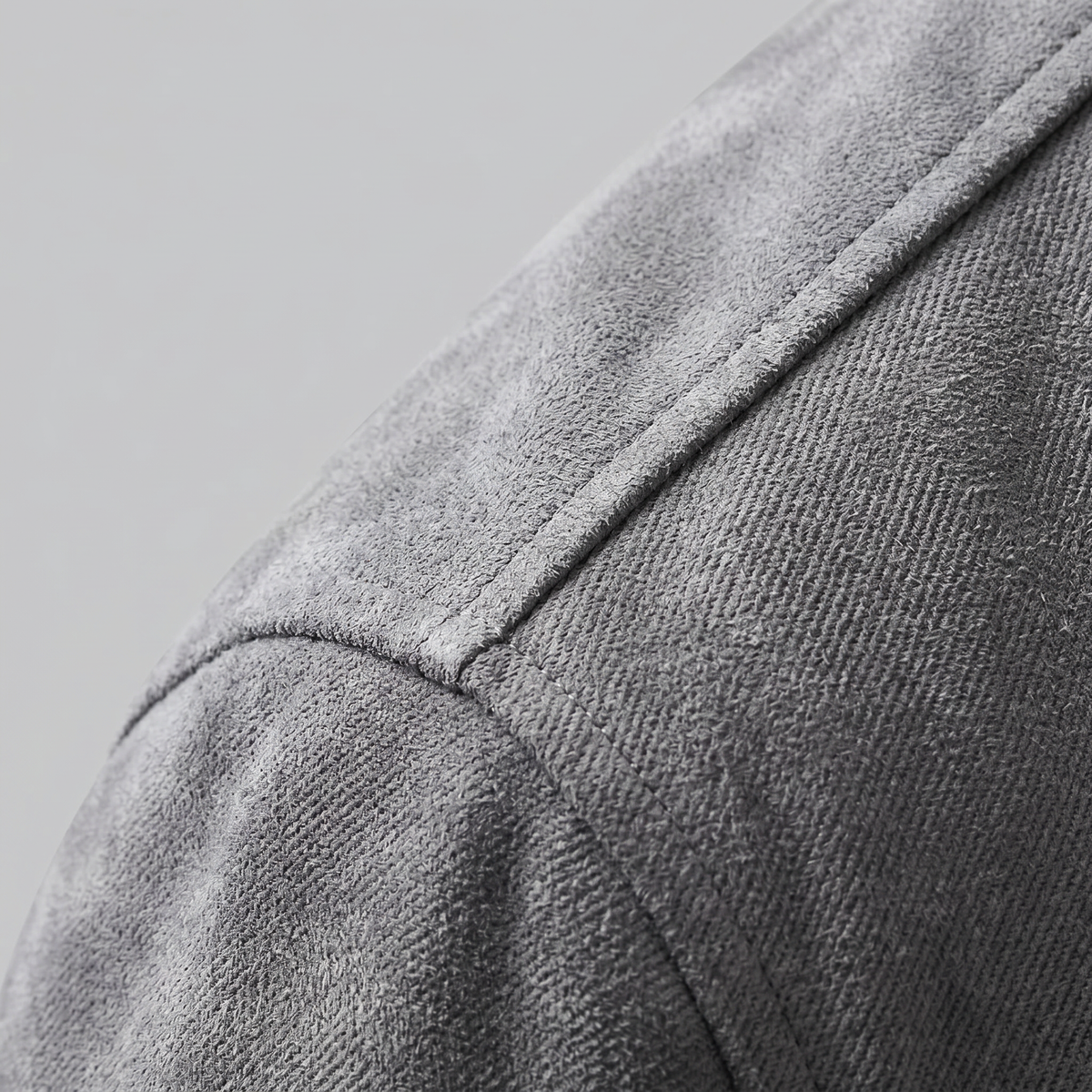 Giacca Uomo Scamosciata con Collo Zip Autunnale