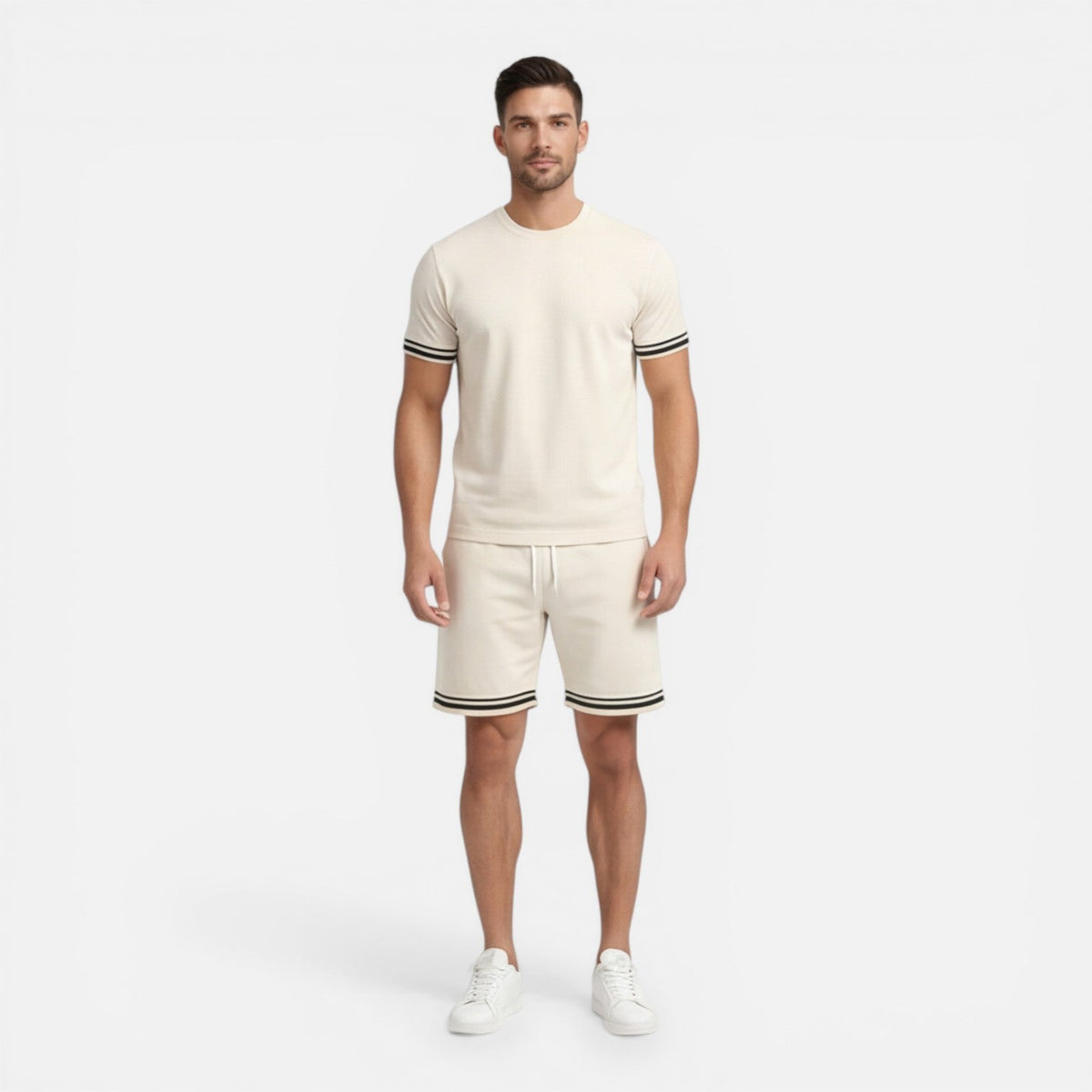 Completo Uomo Estivo Traspirante Casual con Shorts