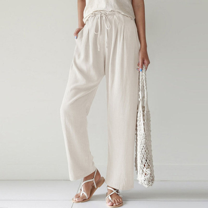 Vara - Pantaloni Relaxed Fit con Coulisse