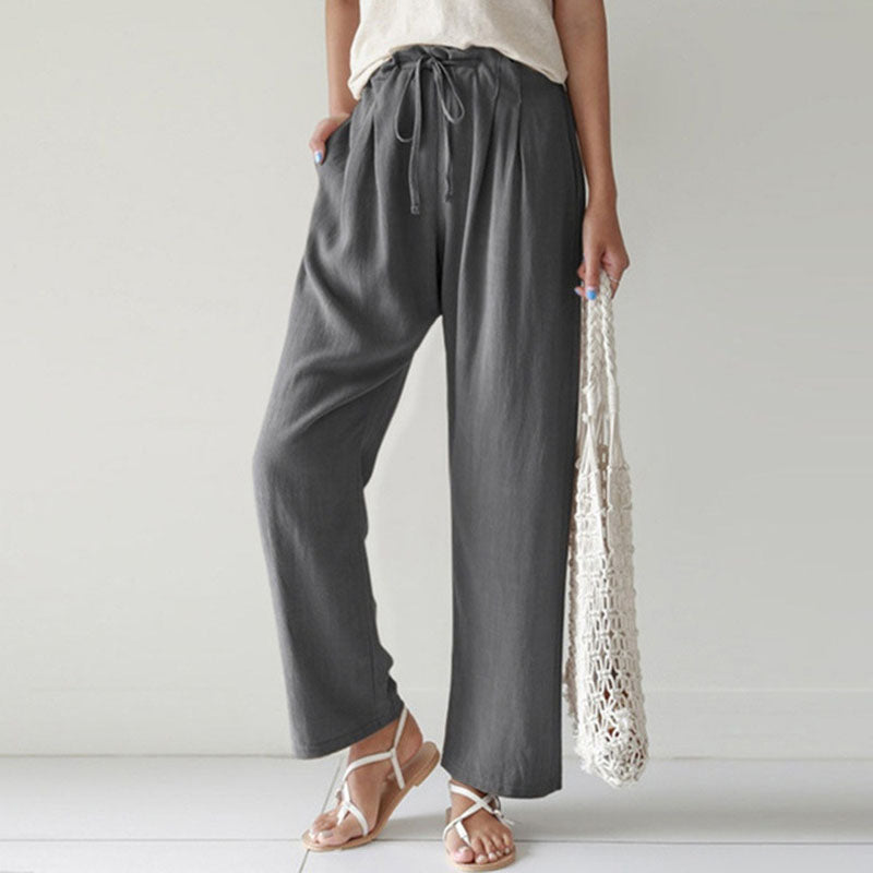 Vara - Pantaloni Relaxed Fit con Coulisse