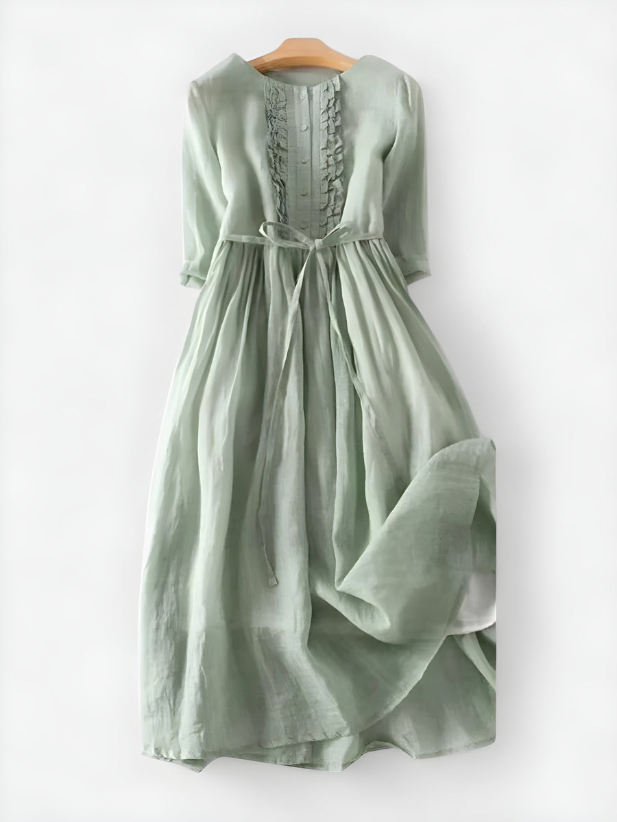 Alessia | Elegante Vestito Midi Primaverile