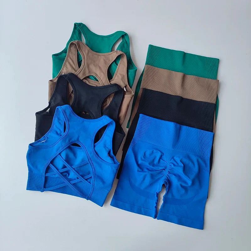 Adele™ Sport Set - 2 PCS Women Seamless Yoga Set