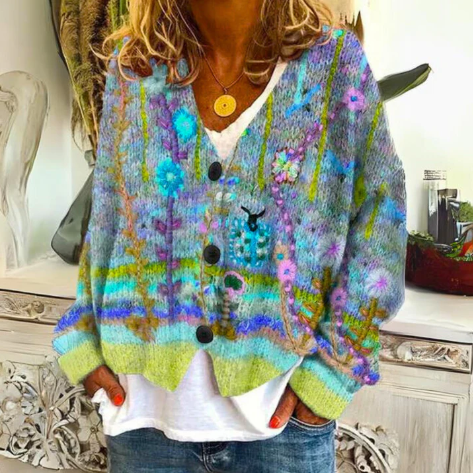 Charlotte™ - Cardigan Floreale