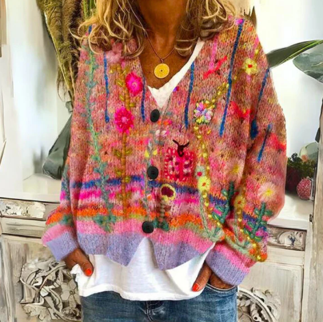 Charlotte™ - Cardigan Floreale